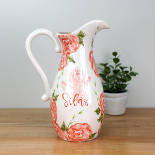 Elegant Flowers Pitcher
