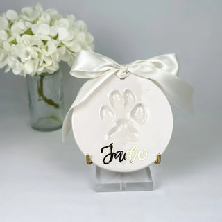 22k Gold 6" Clay Ornament