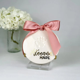 22k Gold 6" Clay Ornament