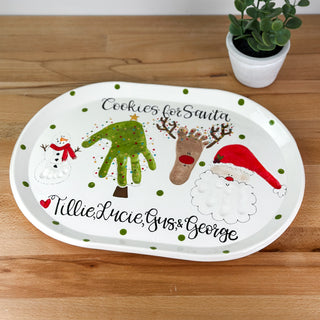 Christmas Buddies Clay Dish