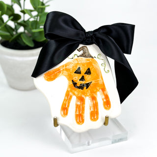 Pumpkin Clay Ornament