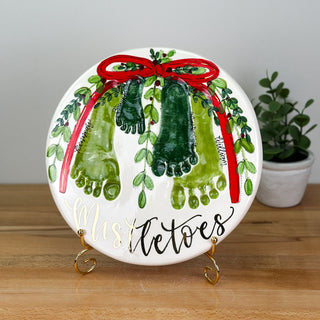 Mistletoes Clay Plaque