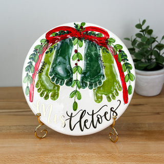 Mistletoes Clay Plaque