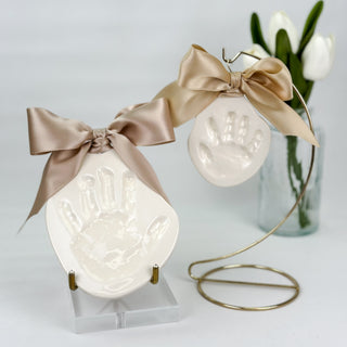 Classic White Clay Ornament