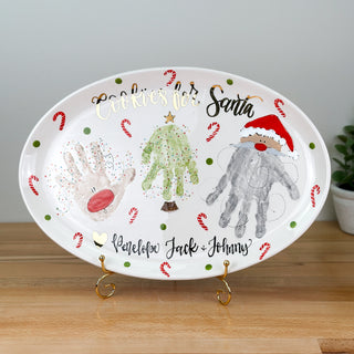 Christmas Buddies Wide Platter