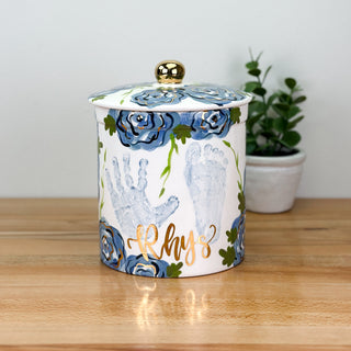 Elegant Flowers Petite Canister
