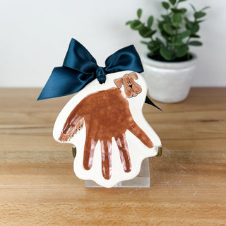 Dog Clay Ornament