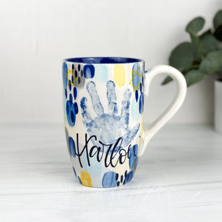 Hanukkah Brushstrokes Mug