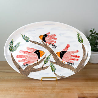 Cardinal Wide Platter