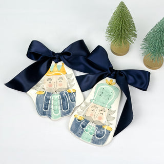 Nutcracker Clay Ornament