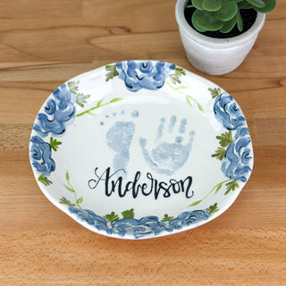 Elegant Flowers Dish