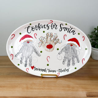 Christmas Buddies Wide Platter