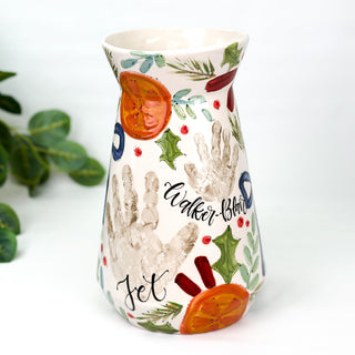 Citrus Garland Vase