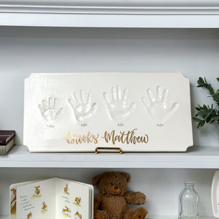 Through the Years Clay Plaque