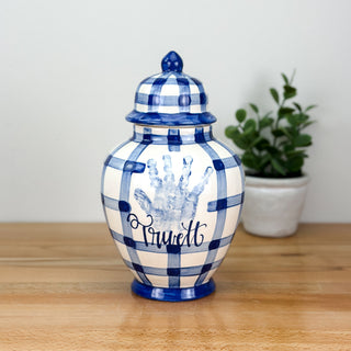 Gingham Tyler Ginger Jar