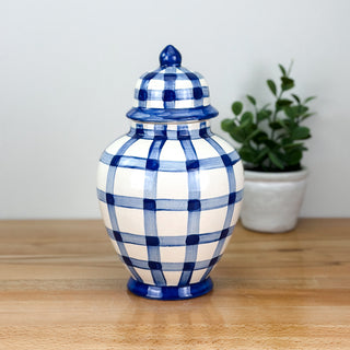 Gingham Tyler Ginger Jar