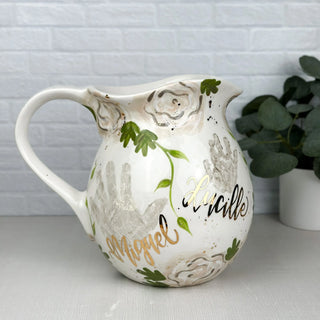 Elegant Flowers Pitcher