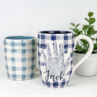 Gingham Mug