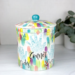 Brushstrokes Canister