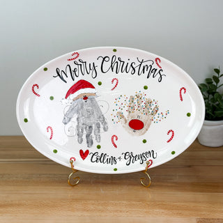 Christmas Buddies Wide Platter