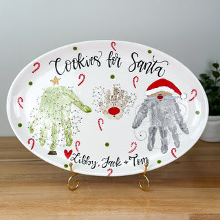 Christmas Buddies Wide Platter