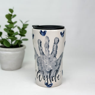 Textured Hearts Mug