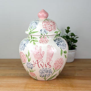 Sadie's Hydrangea Meghan Ginger Jar