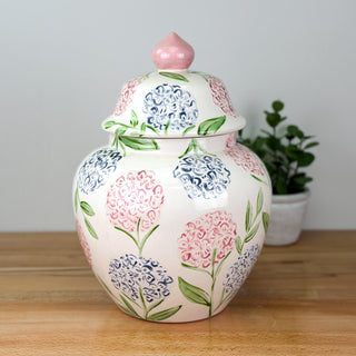 Sadie's Hydrangea Meghan Ginger Jar