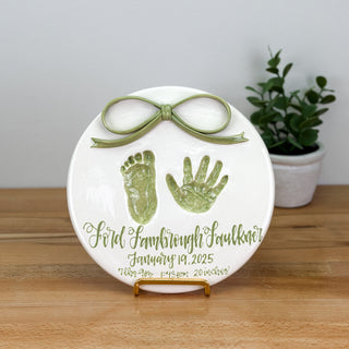 Classic Clay Bow Plaque