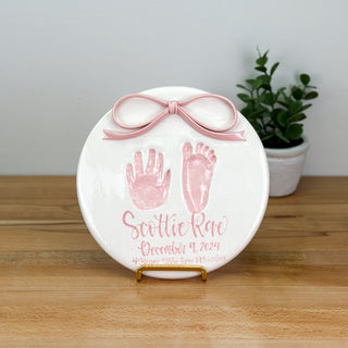 Classic Clay Bow Plaque