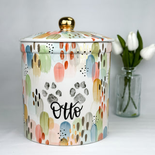 Brushstrokes Canister