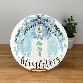 Mistletoes Clay Plaque