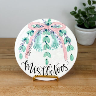 Mistletoes Clay Plaque