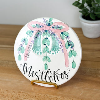 Mistletoes Clay Plaque