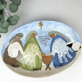 Nativity Wide Platter