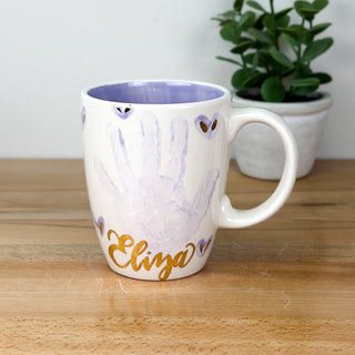Textured Hearts Mug