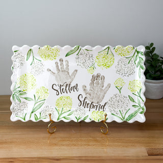 Sadie's Hydrangea Wide Platter