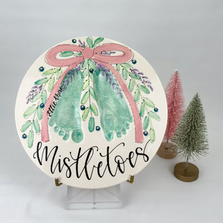 Mistletoes Clay Plaque
