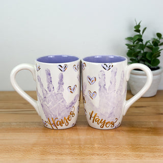 Textured Hearts Mug