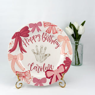 Elsie's Bows Birthday Cake Plate