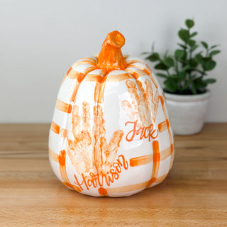 Gingham Tall Pumpkin