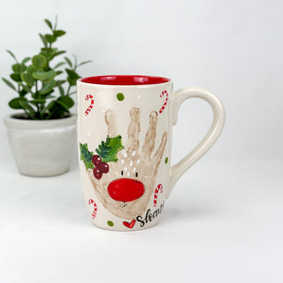 Santa and Reindeer Mug