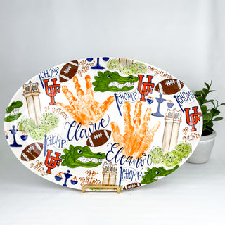 Collegiate Chic Wide Platter