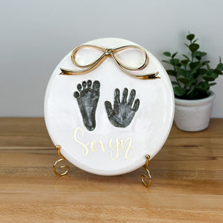 Classic Clay Bow Plaque