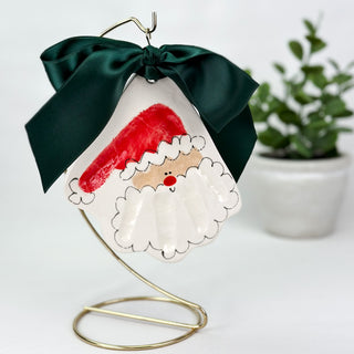 Santa Clay Ornament