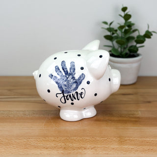 Polka Dot Petite Piggy Bank