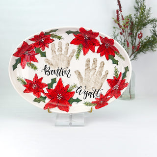 Poinsettia Petite Platter