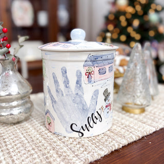 Christmas Town Cookie Jar