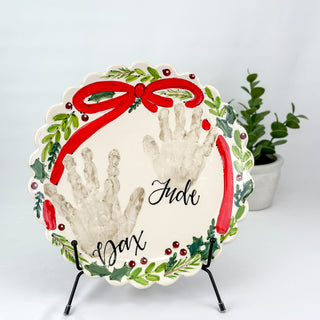 Holiday Wreath Petite Platter