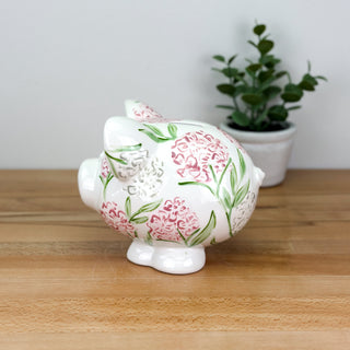 Sadie's Hydrangea Petite Piggy Bank